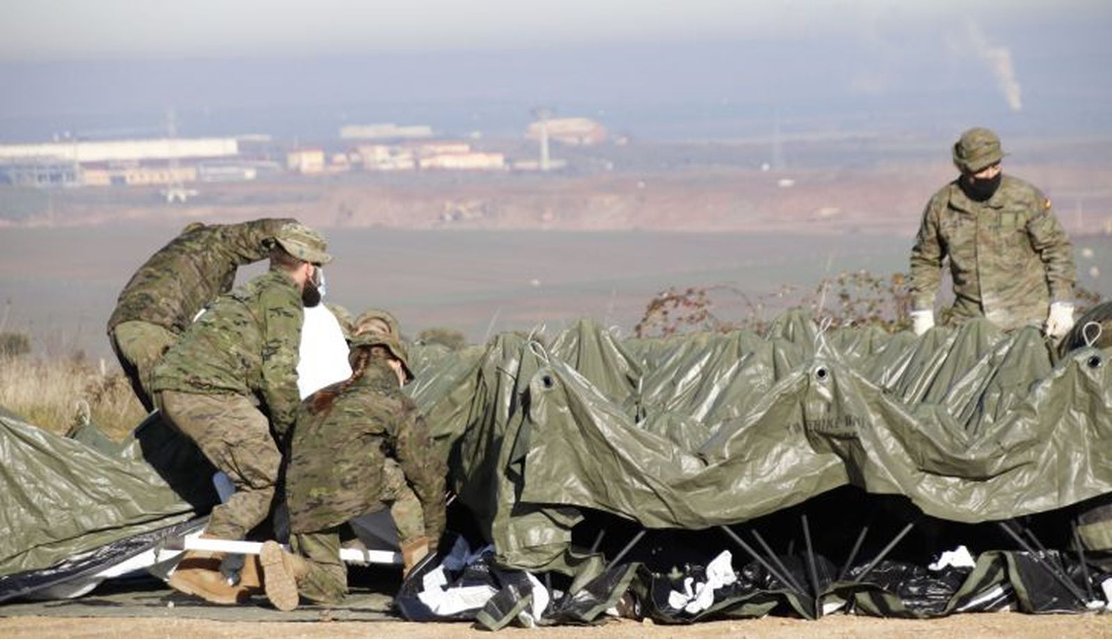 Entrenamientos de militares en Los Montalvos | Fotos: Andrea M