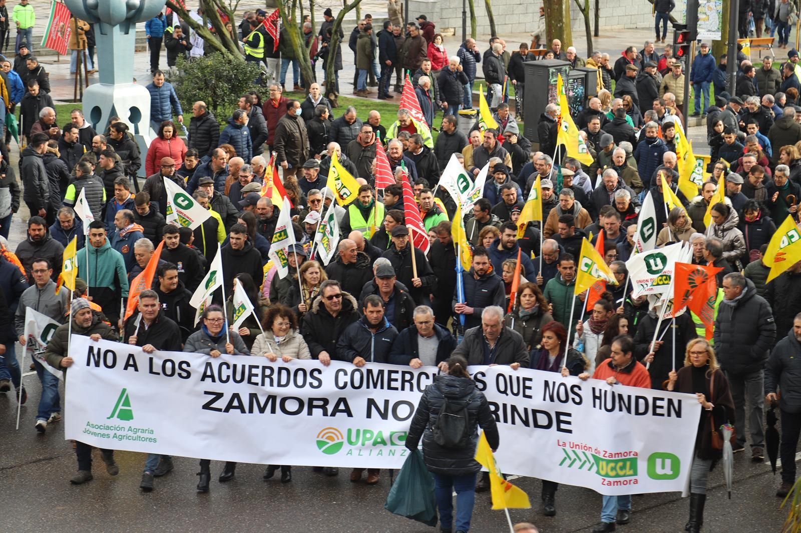 GALERÍA | Protestas en el campo zamorano: multitudinaria tractorada este jueves