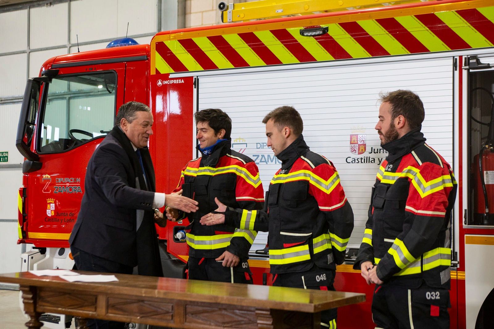 Imagen de la inauguración del Parque de Bomberos de la zona centro Archivo
