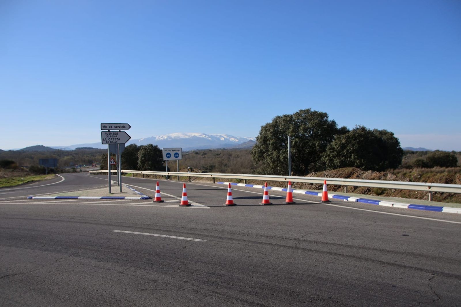 Situación de las carreteras por el corte de la A-66 y la N-630 entre Guijuelo y Béjar