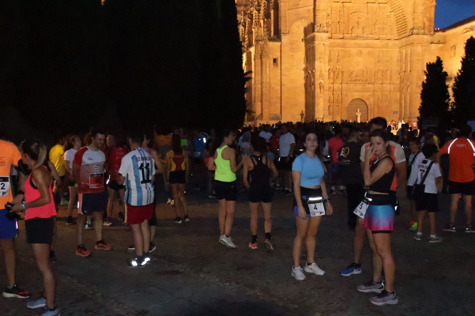 Carrera nocturna por Salamanca