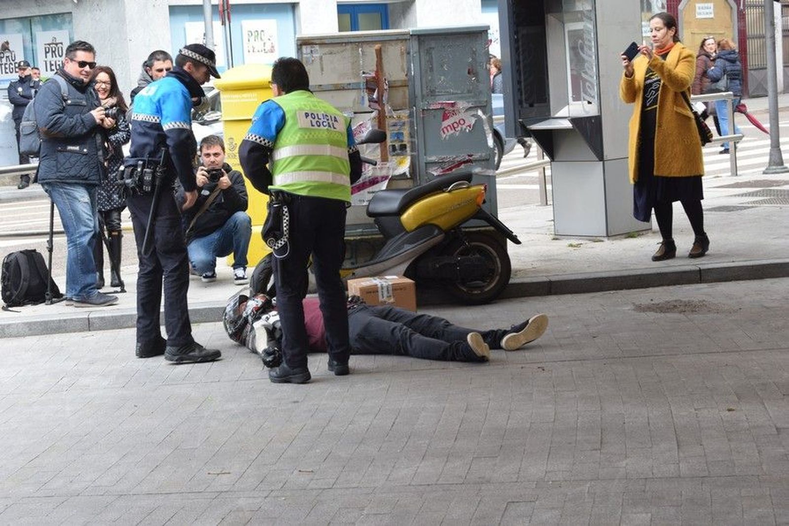 Simulacro CCOO Accidente laboral Motorista (7)