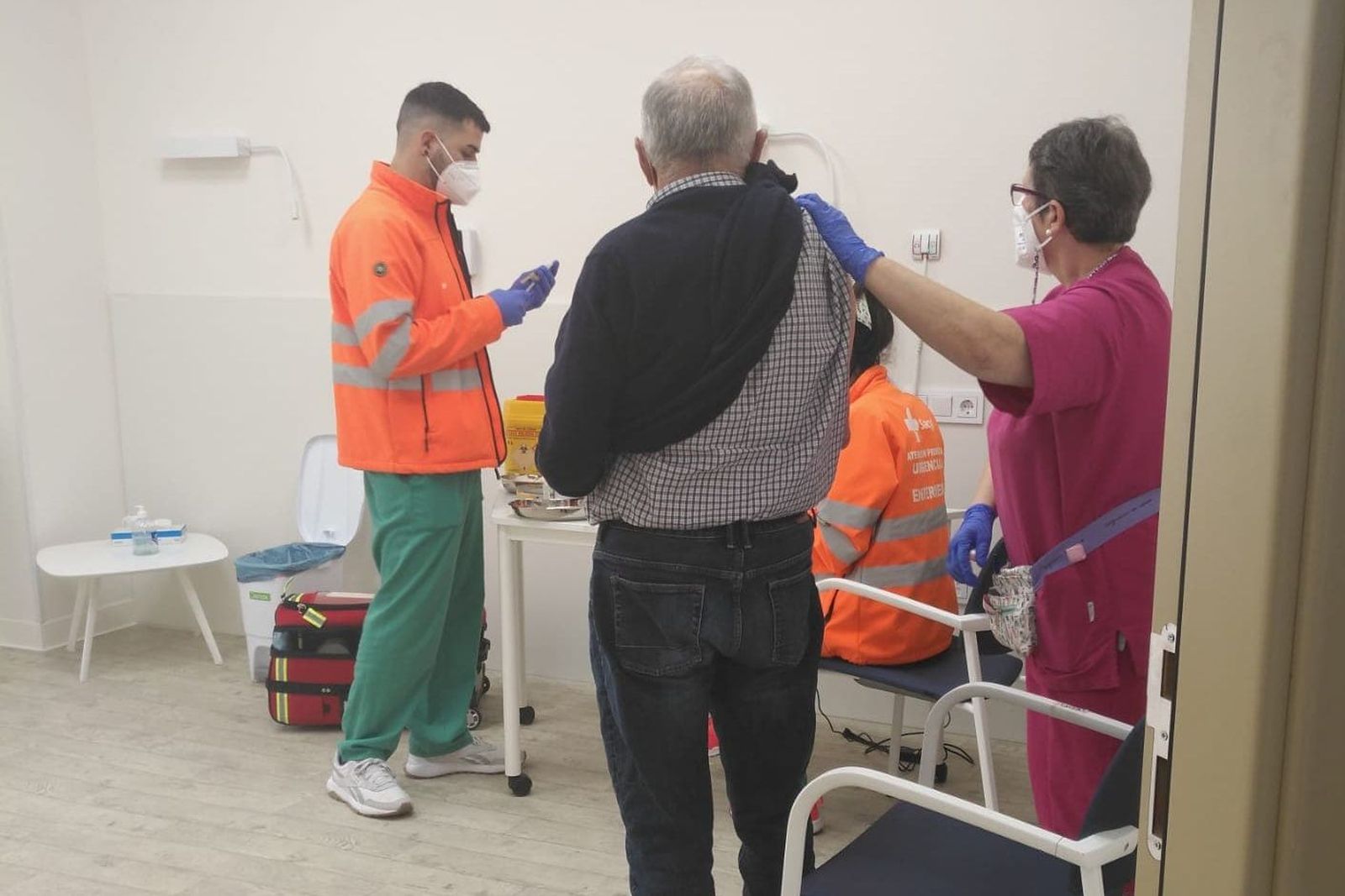 Vacunación contra la Covid 19 en AFA Zamora