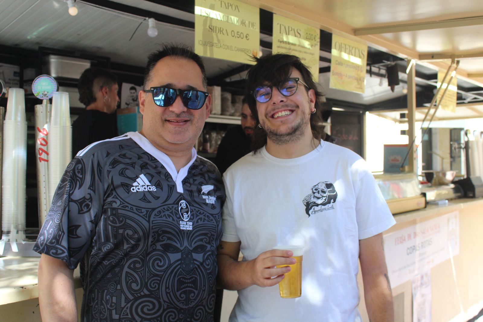 Ambiente en la Feria de Día en el mediodía de este sábado
