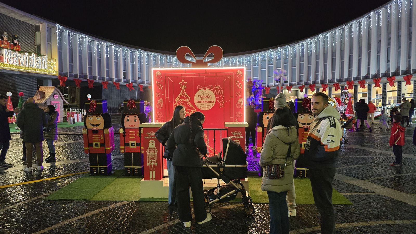 Inauguración de la Navidad en Santa Marta