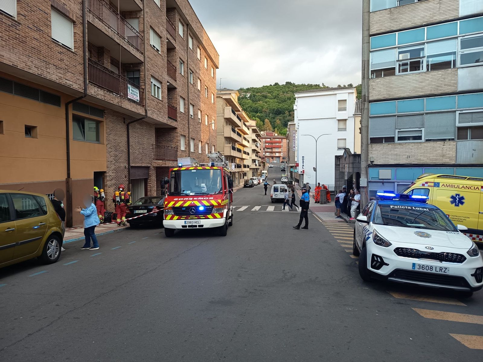 Alarma en Béjar por un incendio en un garaje