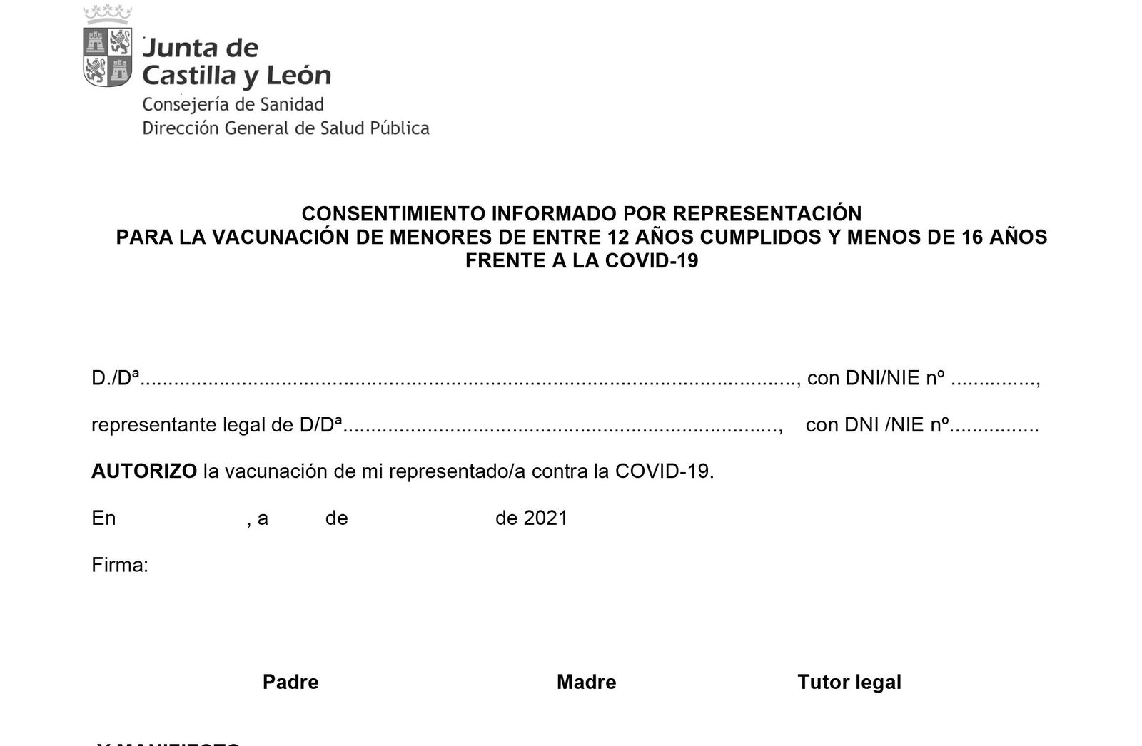 Modelo de consentimiento informado