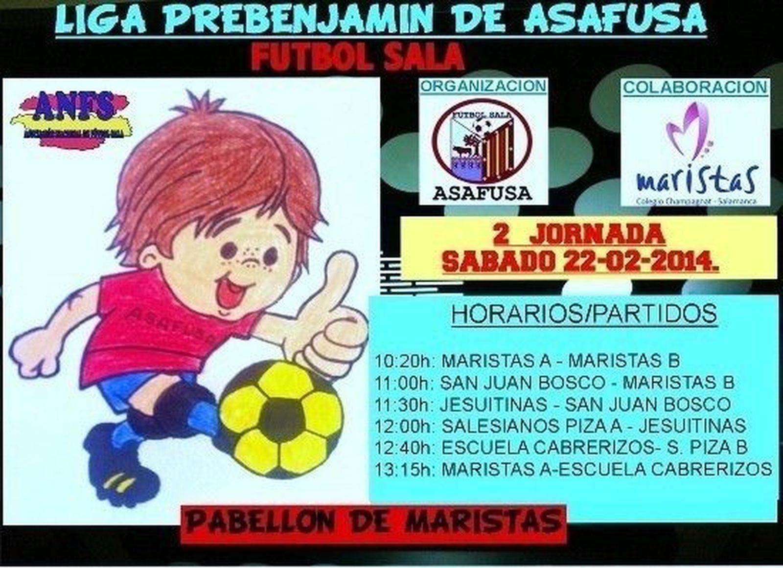 Goleadas de la Escuela FS Cabrerizos en la Liga Prebenjamín Asafusa