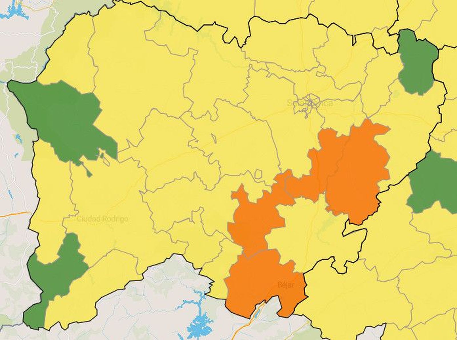 Corona 14 dias provincia salamanca