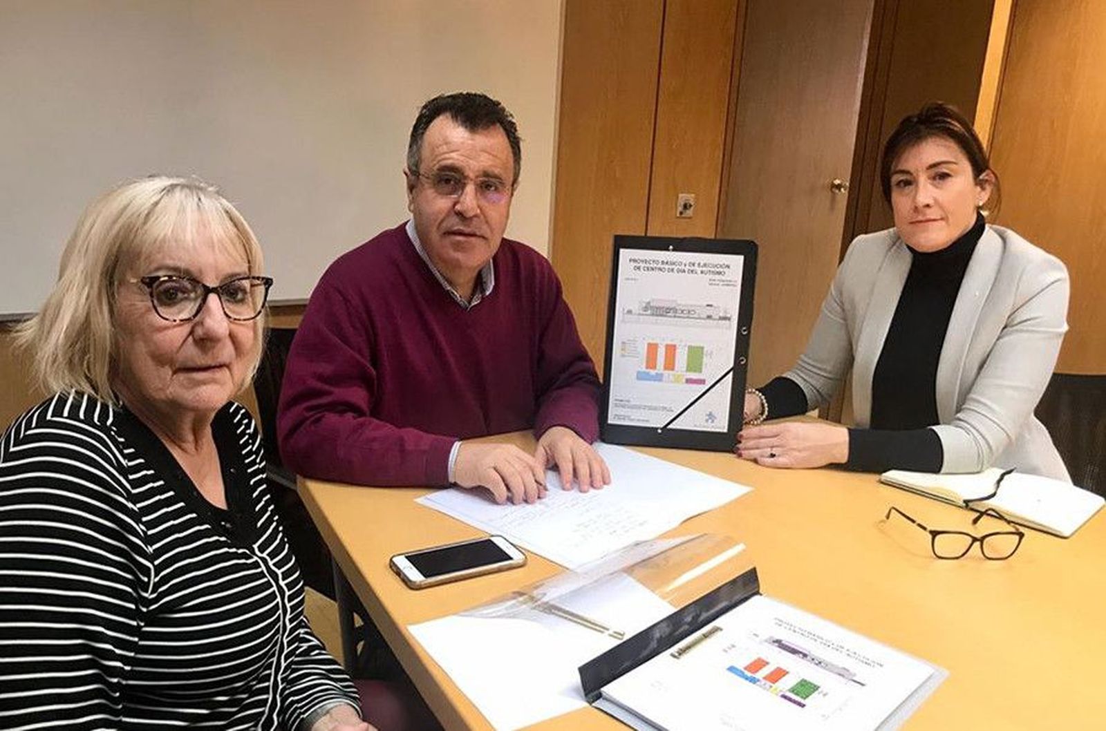 PSOE Zamora. Procuradores Cortes CyL Inmaculada García Rioja, José Ignacio Martín Benito y Ana Sánchez 2020