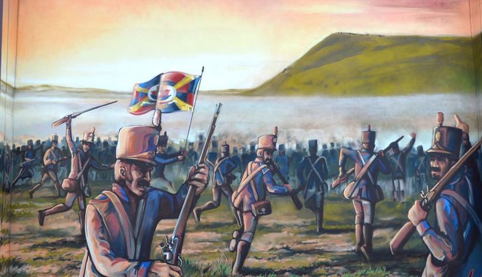 Arapiles, Mural Daniel Martin batalla 2