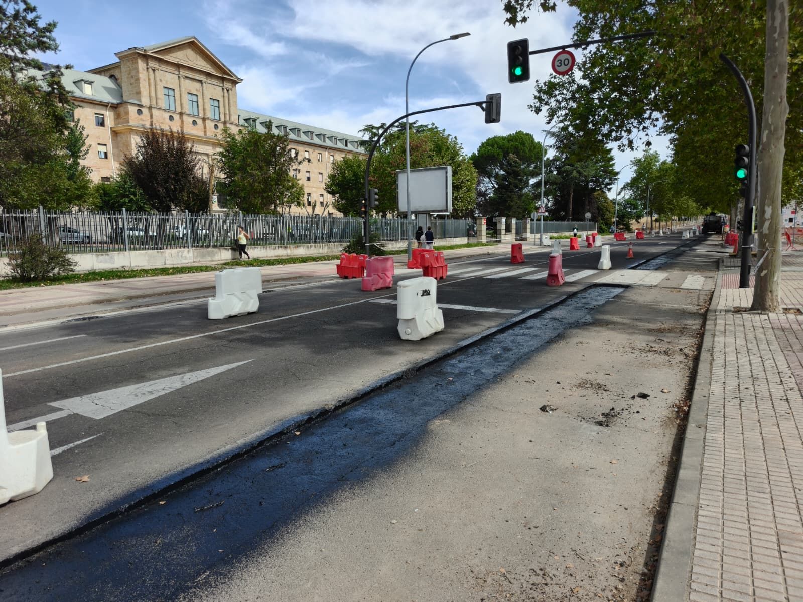 Finalizados los aparcamientos de la Chinchibarra y obras en la avenida de San Agustín
