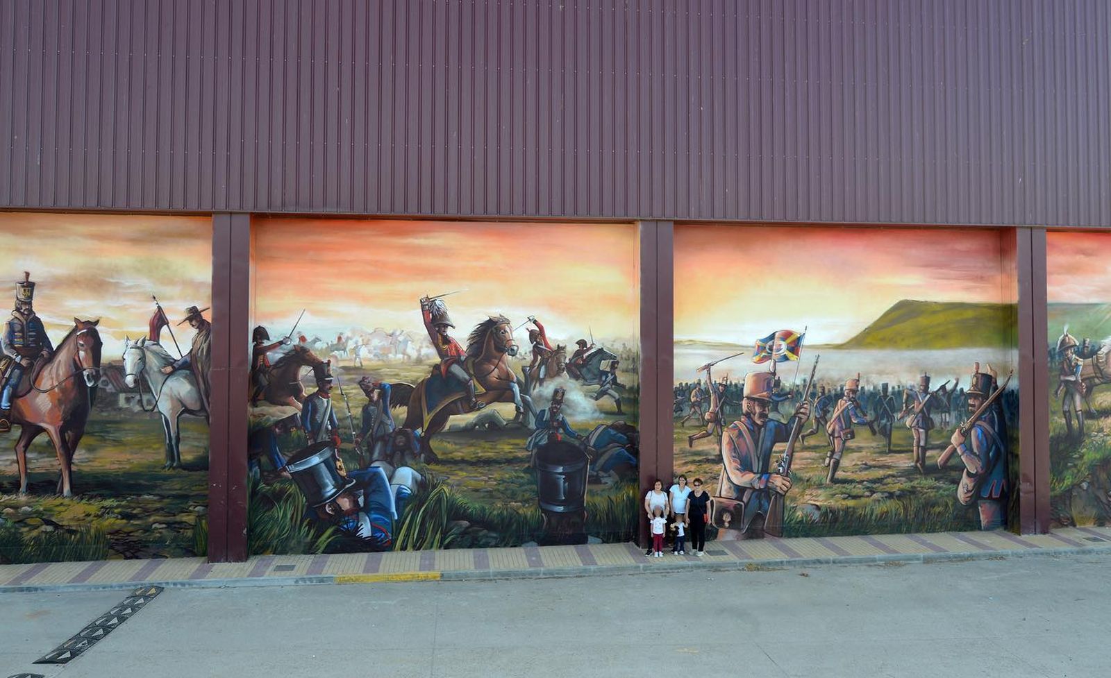 Arapiles, Mural Daniel Martin batalla