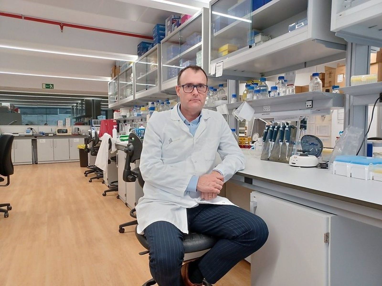 El jefe del Grupo de Síndromes de Reparación del ADN y director del IIB Sant Pau Jordi Surrallés - IIB SANT PAU