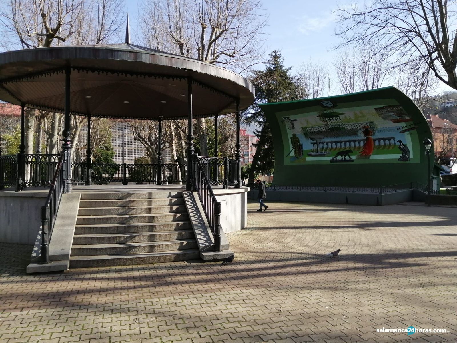Parque La Corredera de Bejar. Foto de archivo.