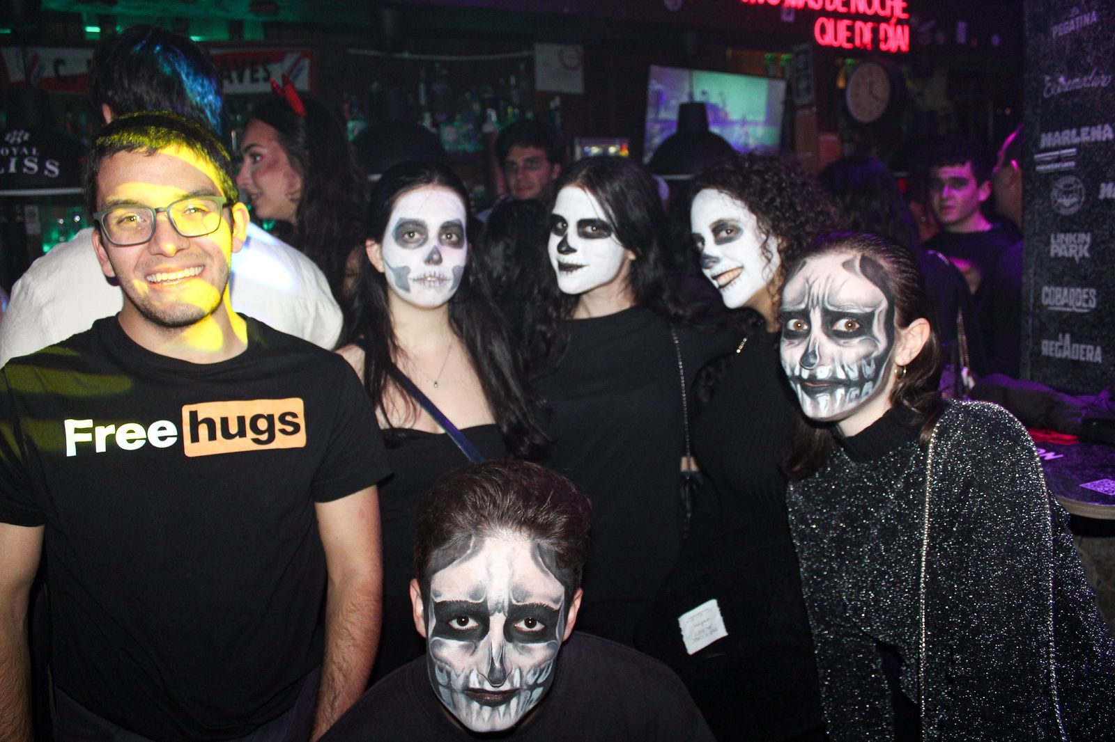 Salamanca de noche, viernes 31 de octubre