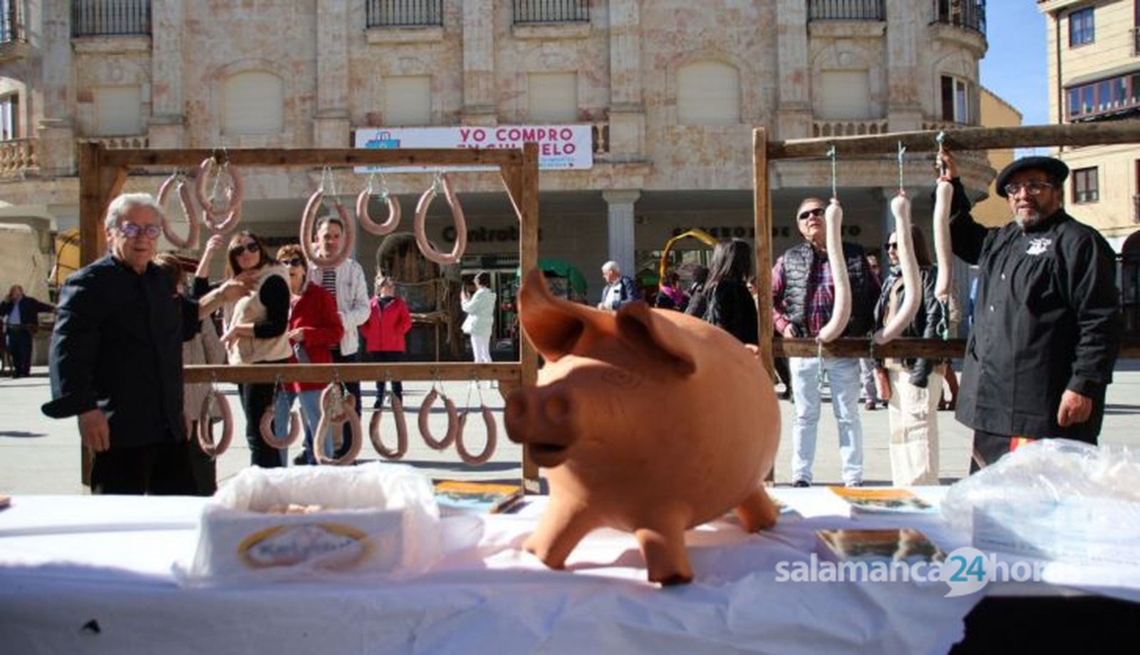 La ‘Fiesta del Mondongo’ en Guijuelo, domingo, 18 de febrero. Andrea M.