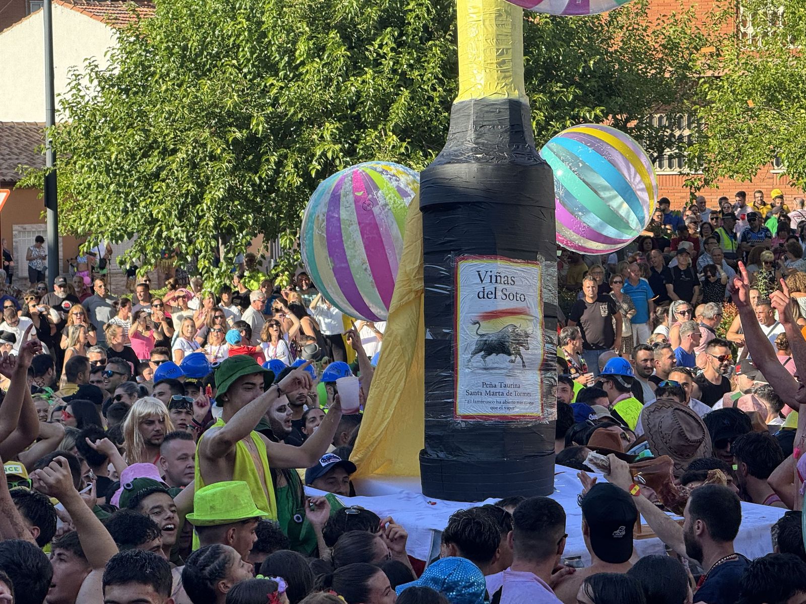 Chupinazo fiestas de Santa Marta del Tormes