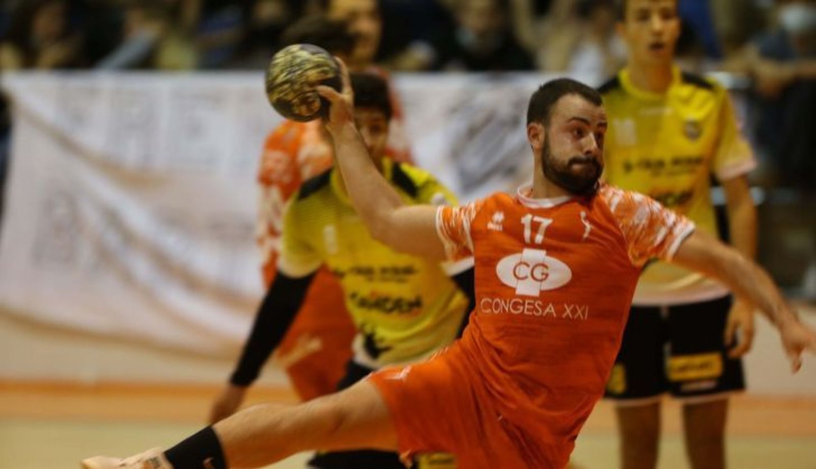 Sergio Sánchez, en el duelo ante BM Delicias / FOTO SALAMANCA24HORAS.COM