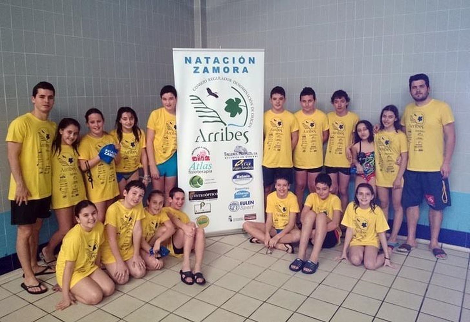 El Natación Zamora domina una decena de pruebas de la quinta jornada de la Liga Benjamín