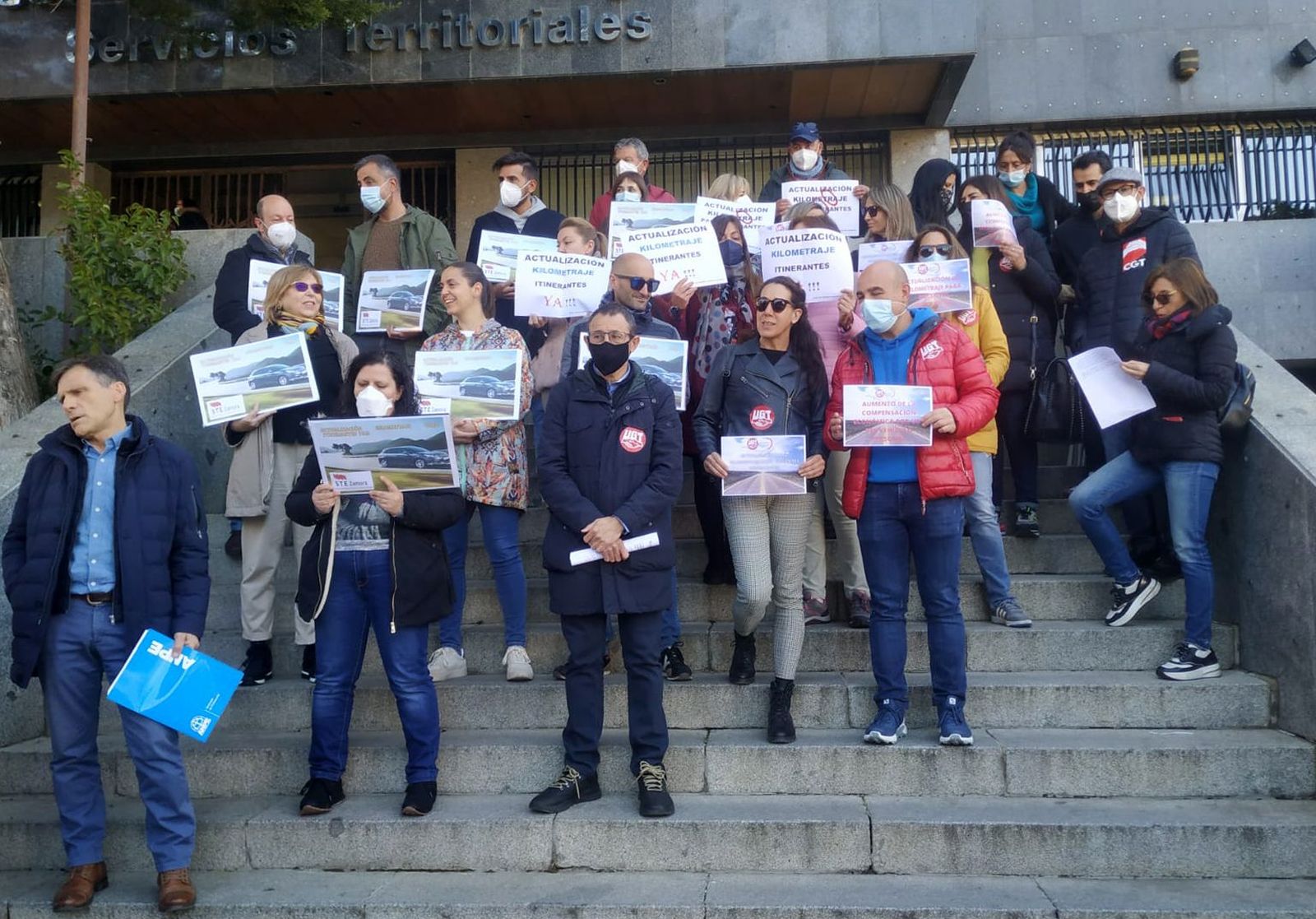 Concentración de la Junta de Personal Docente de Zamora