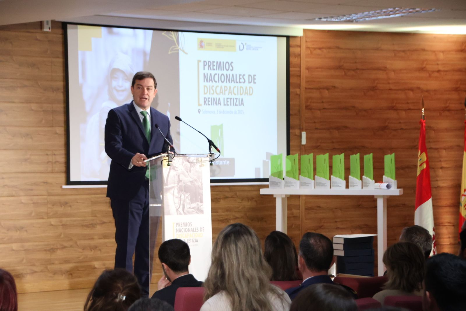 La Reina Doña Letizia acude a la reunión del Consejo Del Real Patronato sobre Discapacidad y a la entrega de los Premios Nacionales de Discapacidad en la celebración del Día Internacional de la Discapacidad