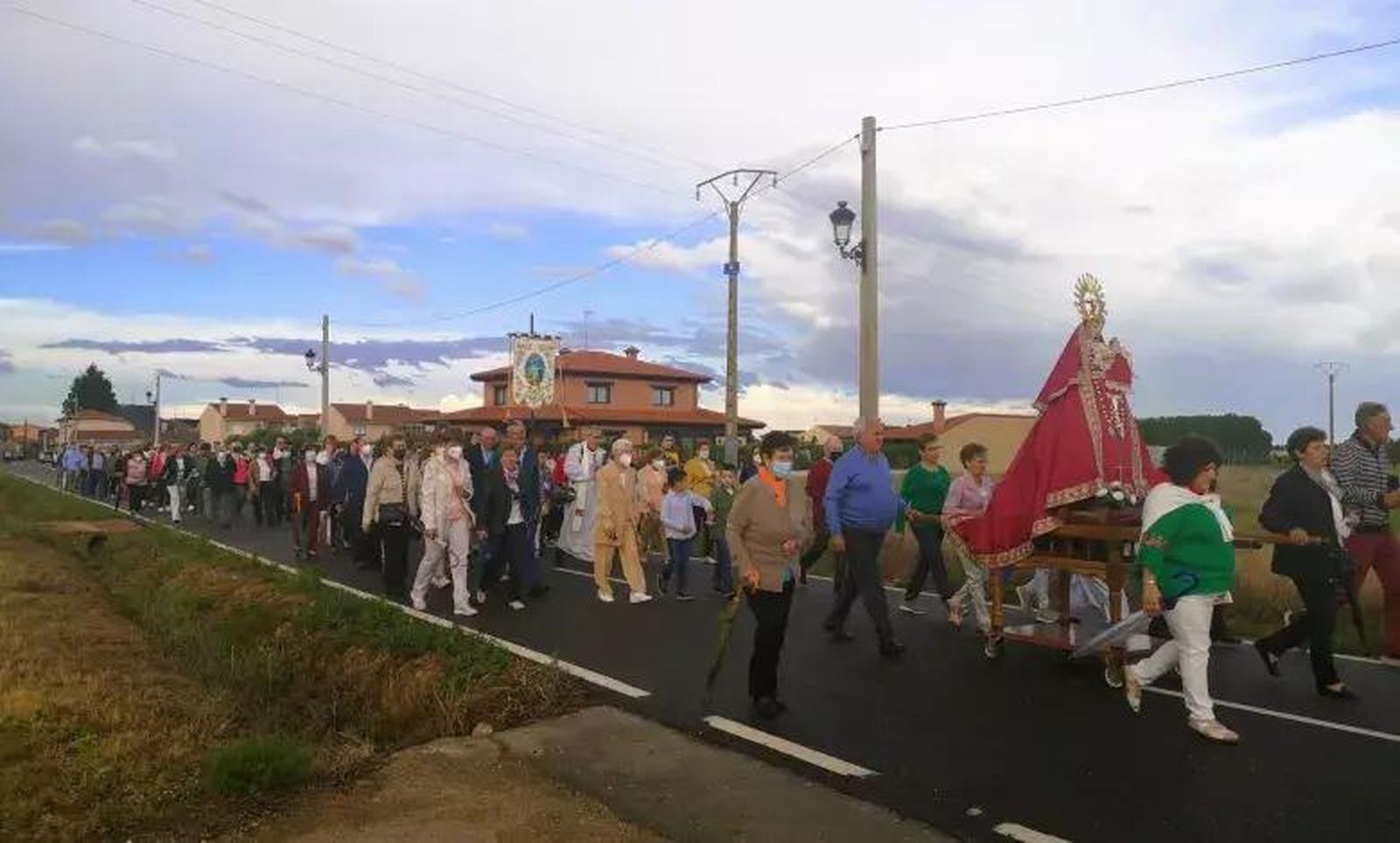 Foto:M.A.C. Procesión con la imagen de la Virgen de las Nieves, el pasado año