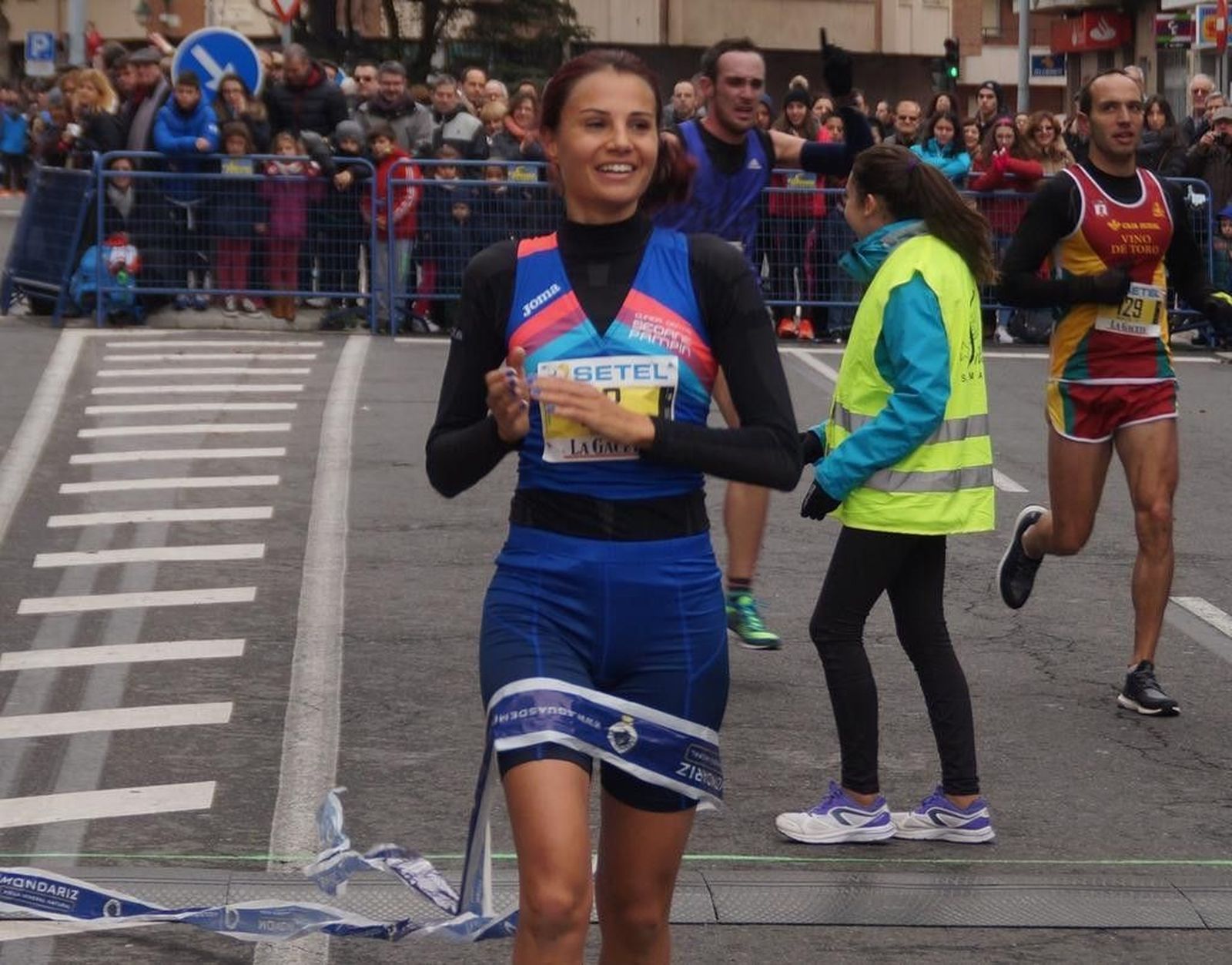 Gema Martín, en una edición anterior de la San Silvestre
