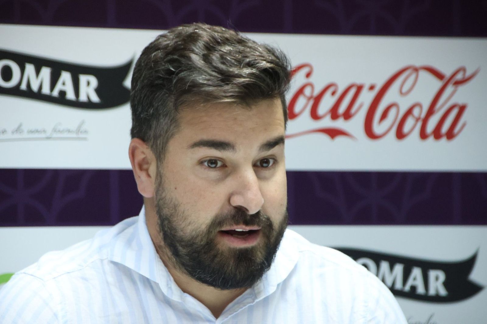 Carlos Valverde (director deportivo del Salamanca CF UDS) y Jorge García (entrenador del Salamanca CF UDS)