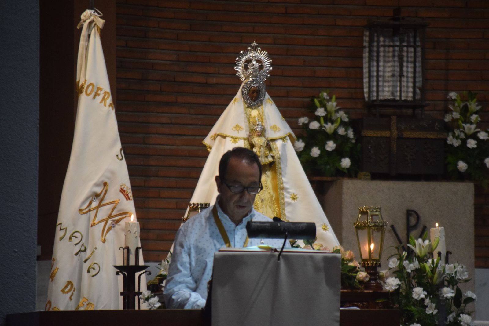 Un momento de la eucaristía