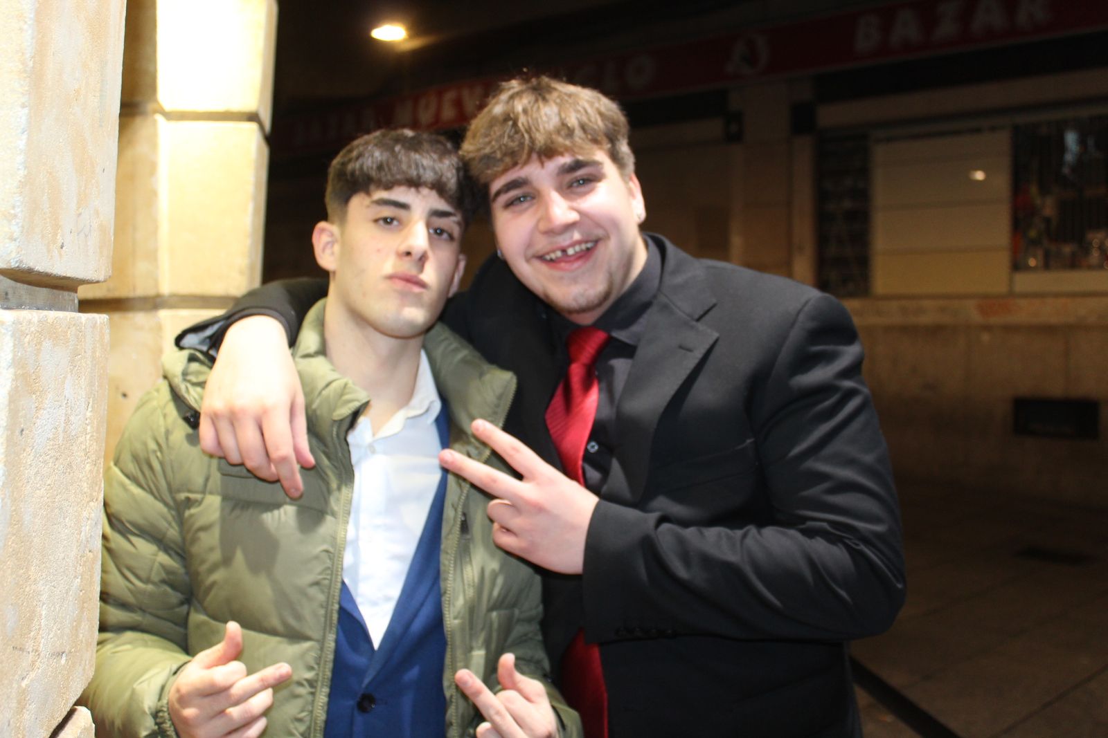 Salamanca de noche, sábado 31 de enero