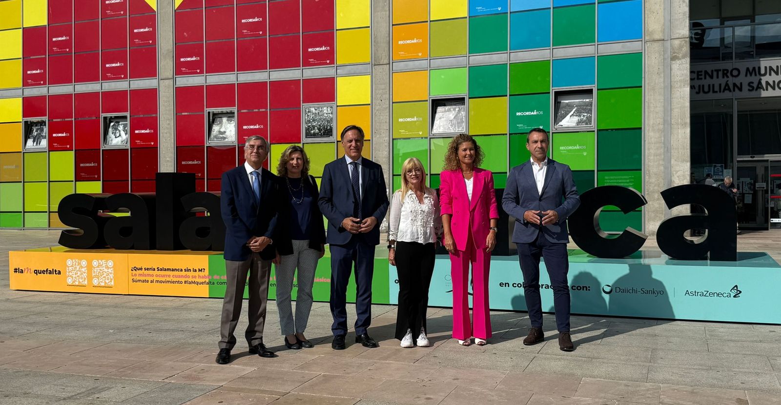 Salamanca se vuelca con la visibilización del cáncer de mama metastásico con la campaña “La M que falta”