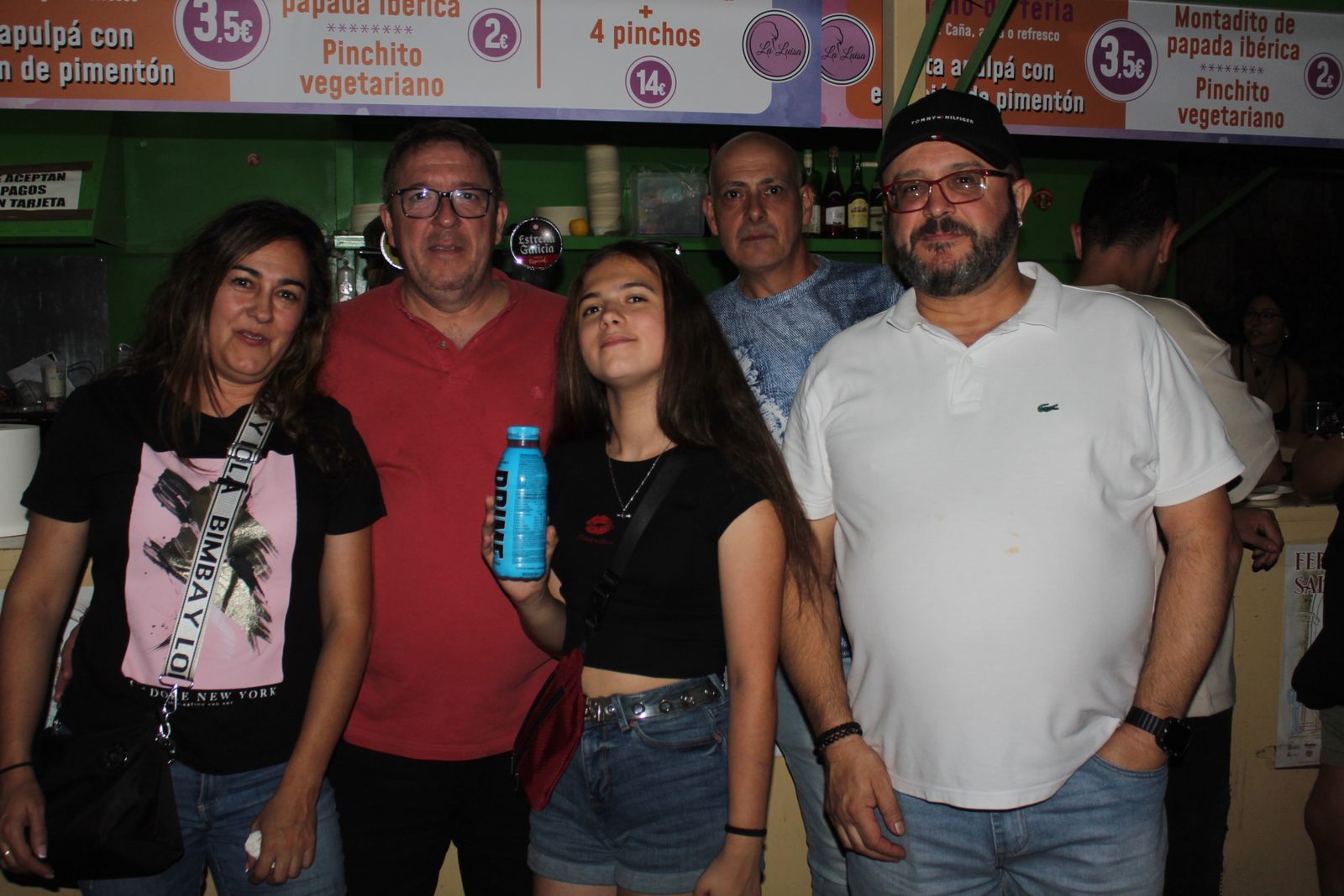 Ambiente en la Feria de Día en la tarde de este lunes