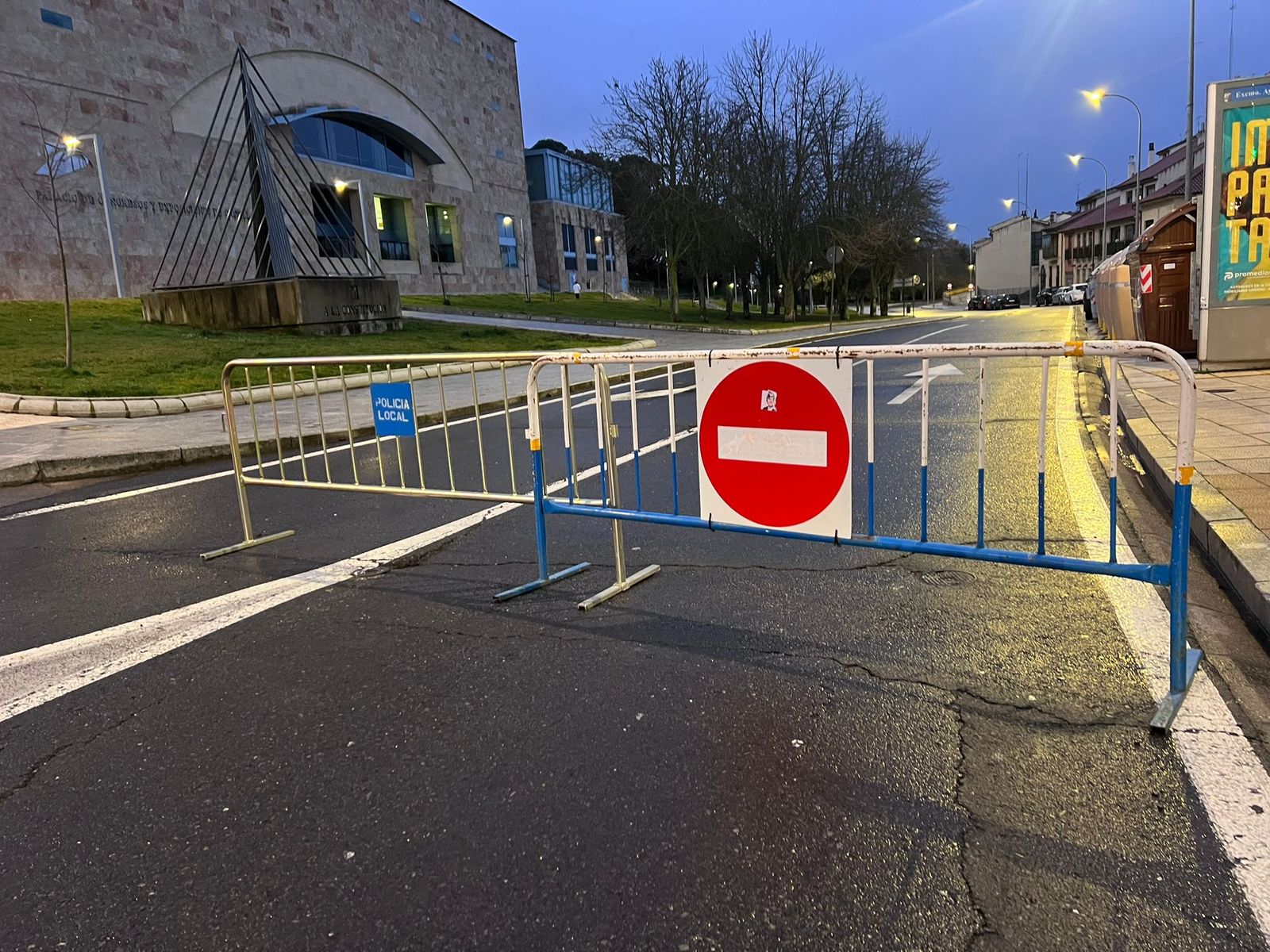 Caída de parte de la muralla en la Vaguada de la Palma