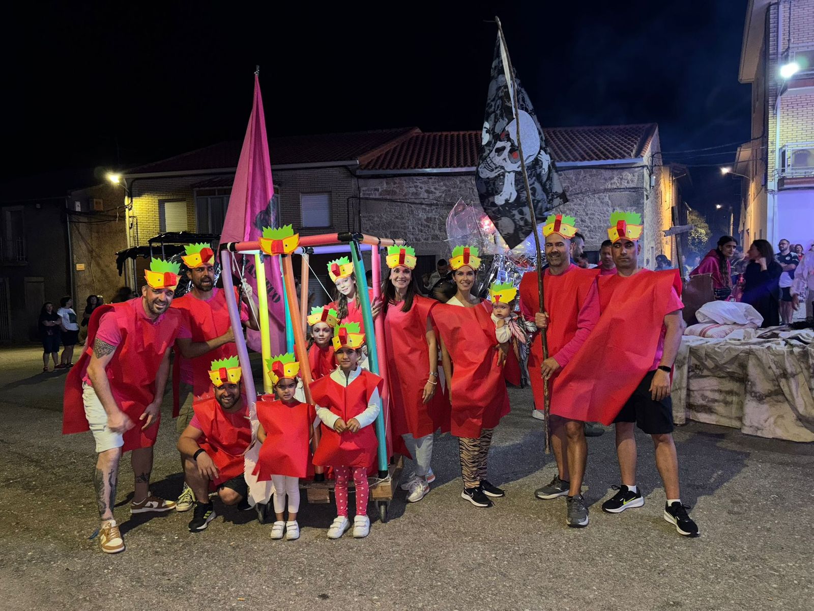 Desfile de peñas en Masueco 2025