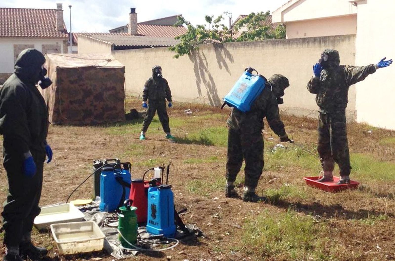 Ejercito descontaminacion coronavirus