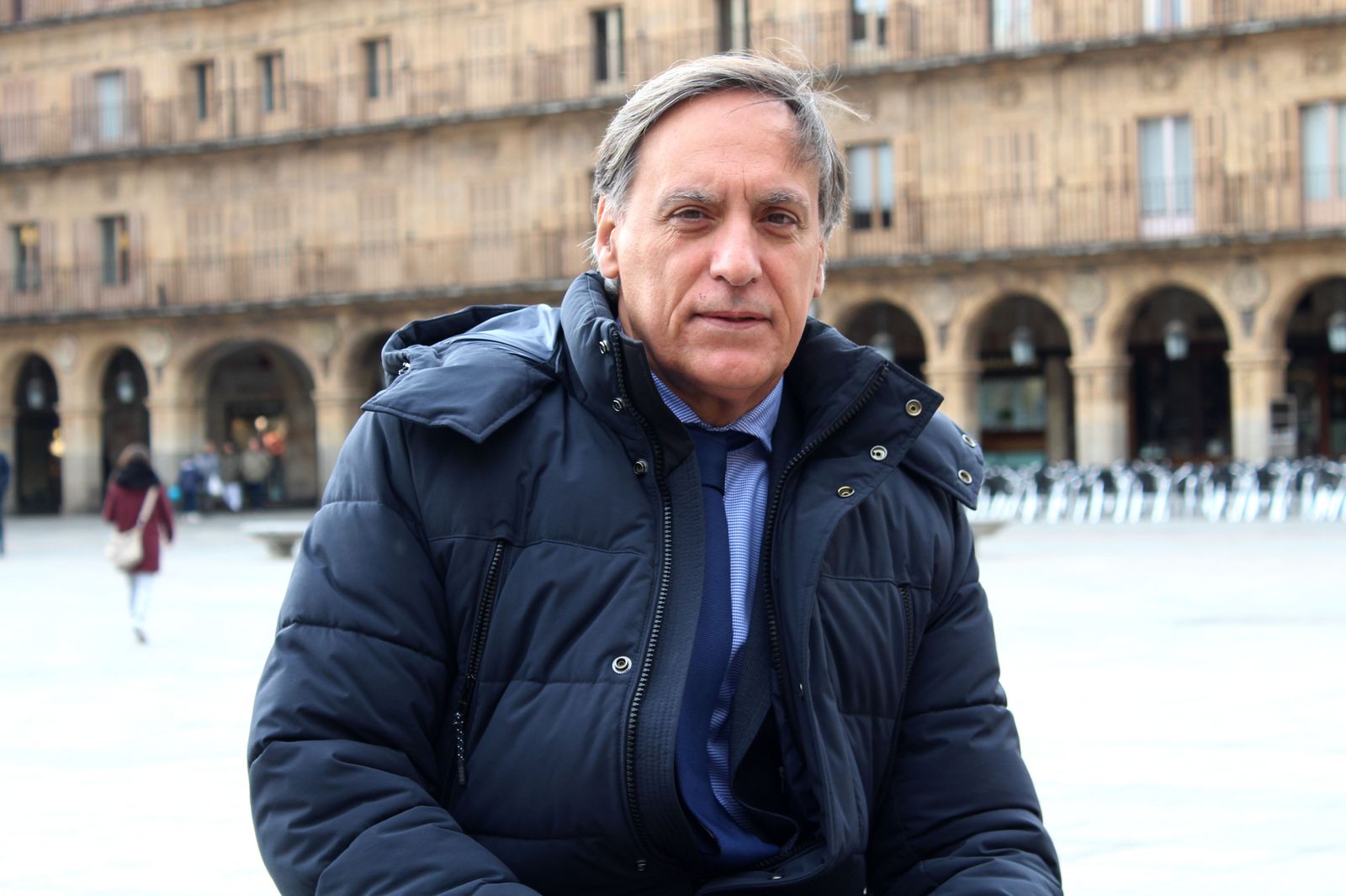 Carlos García Carbayo en una entrevista con Salamanca24horas | Foto: Carlos Gago