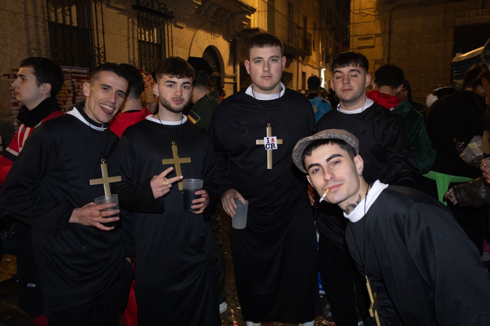 Salamanca de noche, sábado del Carnaval del Toro de Ciudad Rodrigo