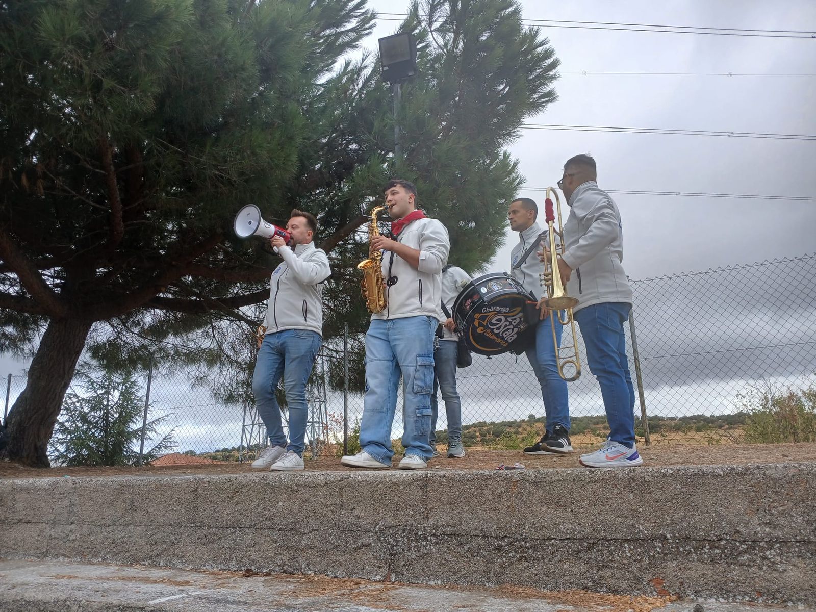 Segundo encierro con novillos de Valdeflores en Pereña de la Ribera