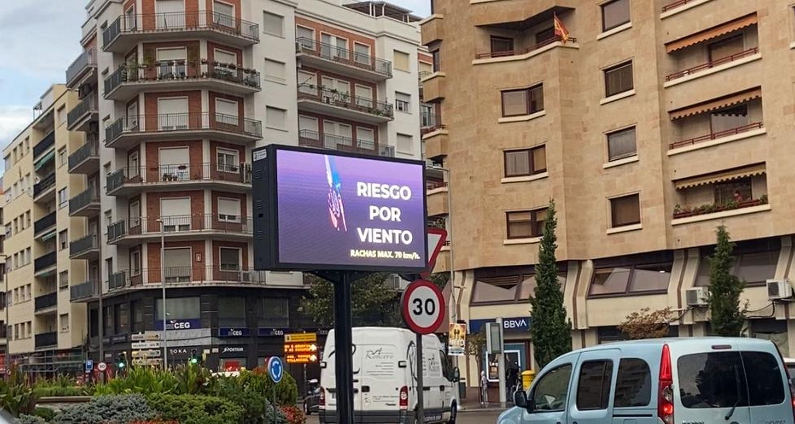 Aviso amarillo en Salamanca durante este jueves por fuertes vientos