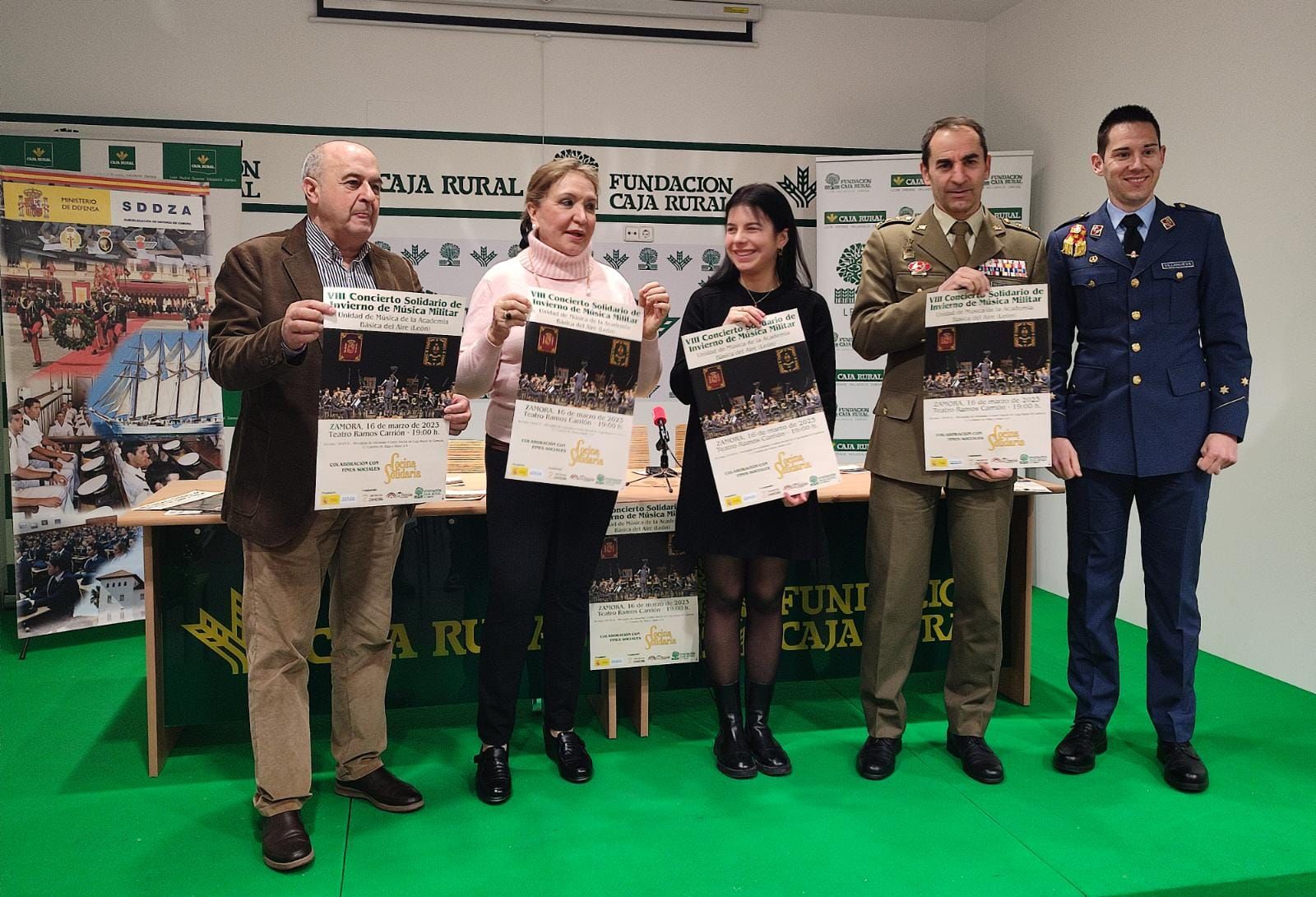 Presentación del concierto militar de invierno