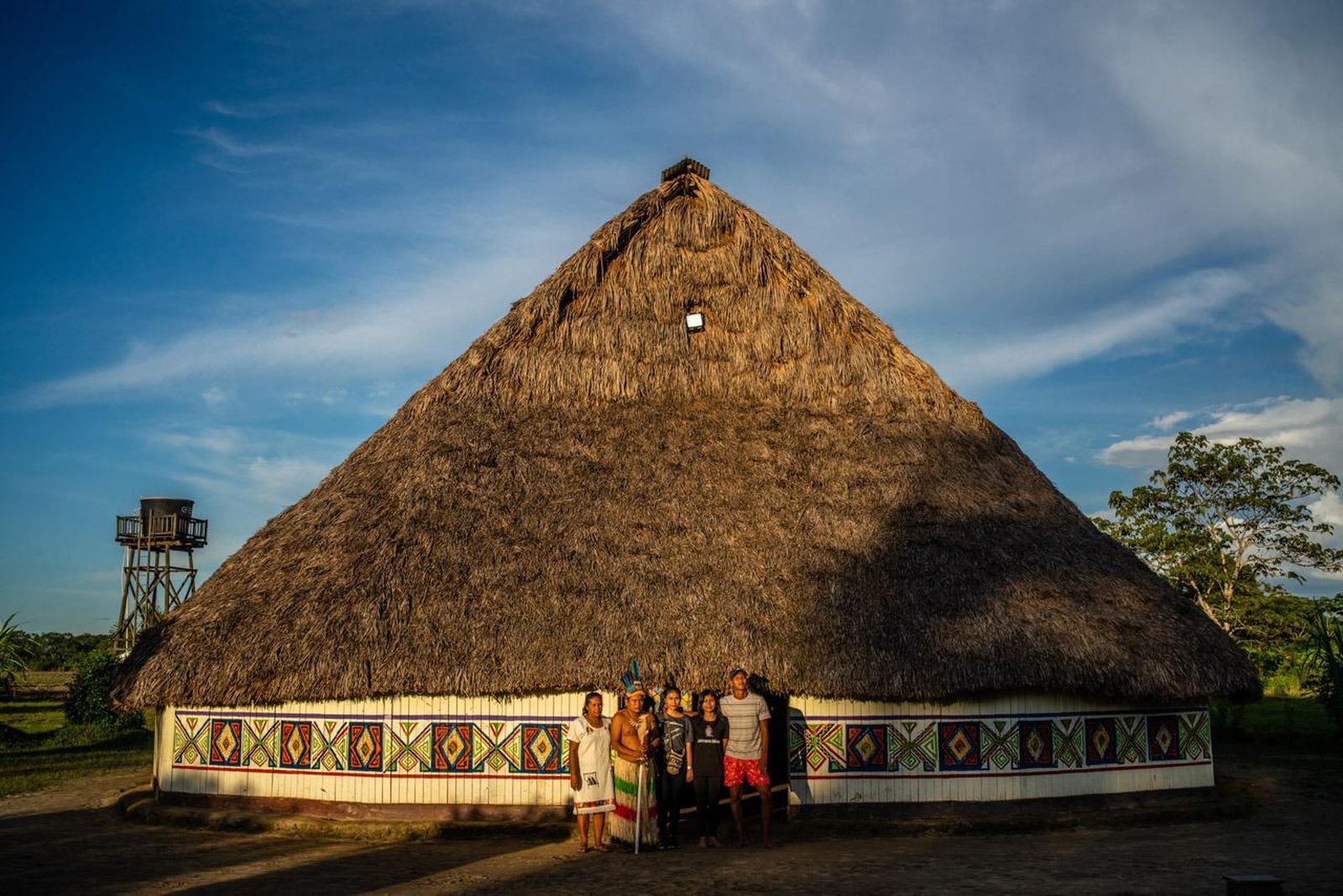 Johana con su familia en La Chorrera | Foto: Federico Ríos