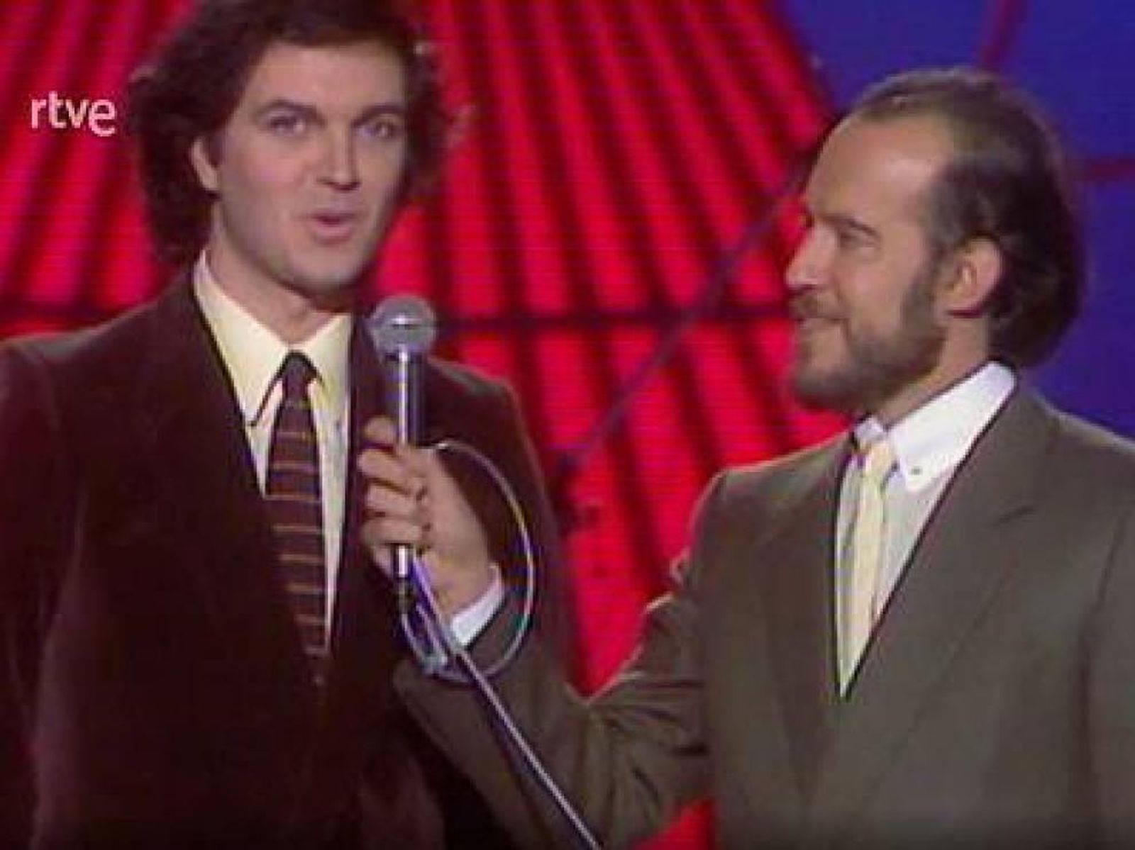 Imagen de archivo de Fradejas con Camilo Sesto Foto  RTVE