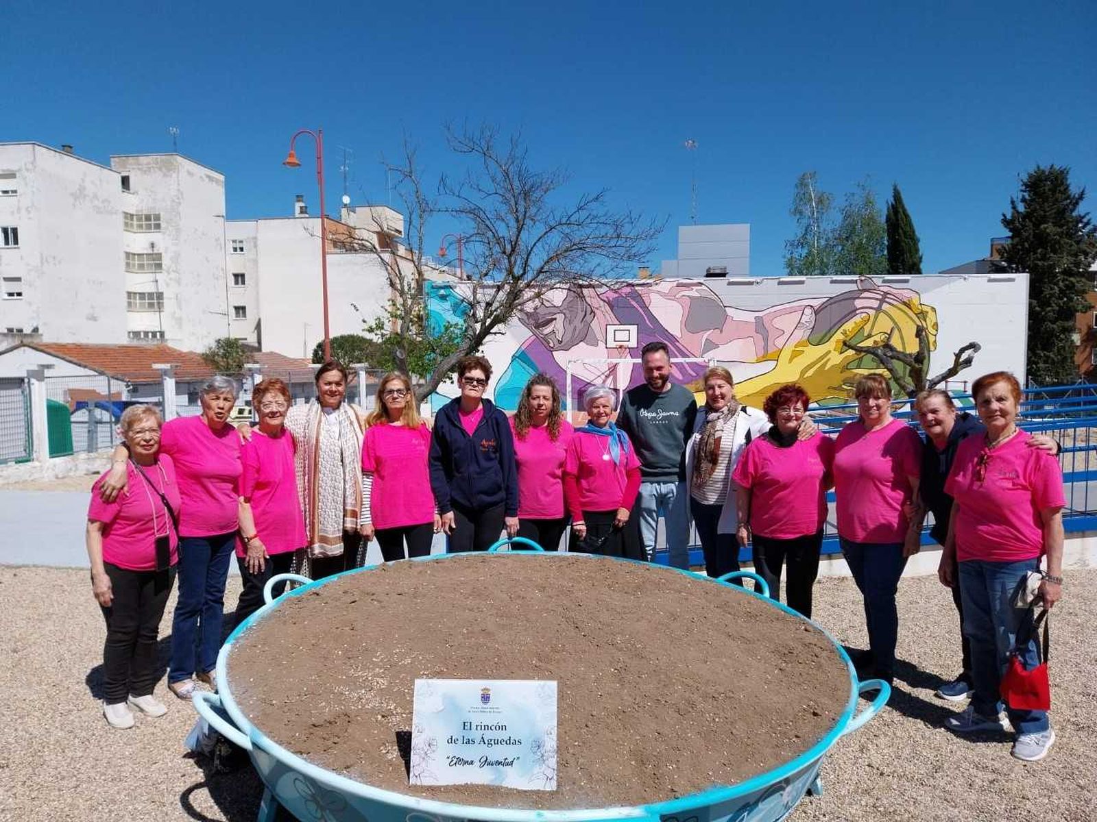 Paellera jardinera de Las Águedas de Santa Marta
