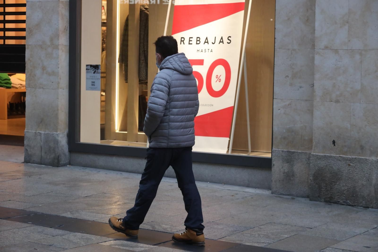 Inicio de las rebajas de invierno.