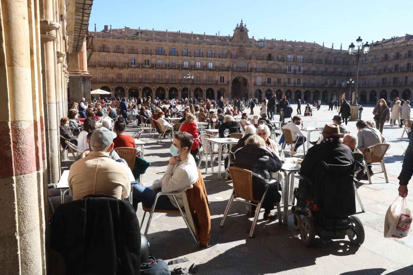 Terrazas en Salamanca el 13 de febrero (1)