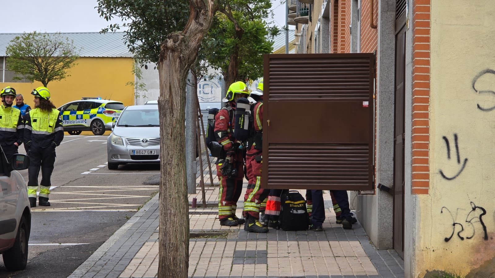 Fuga de gas en la calle de los Toreses