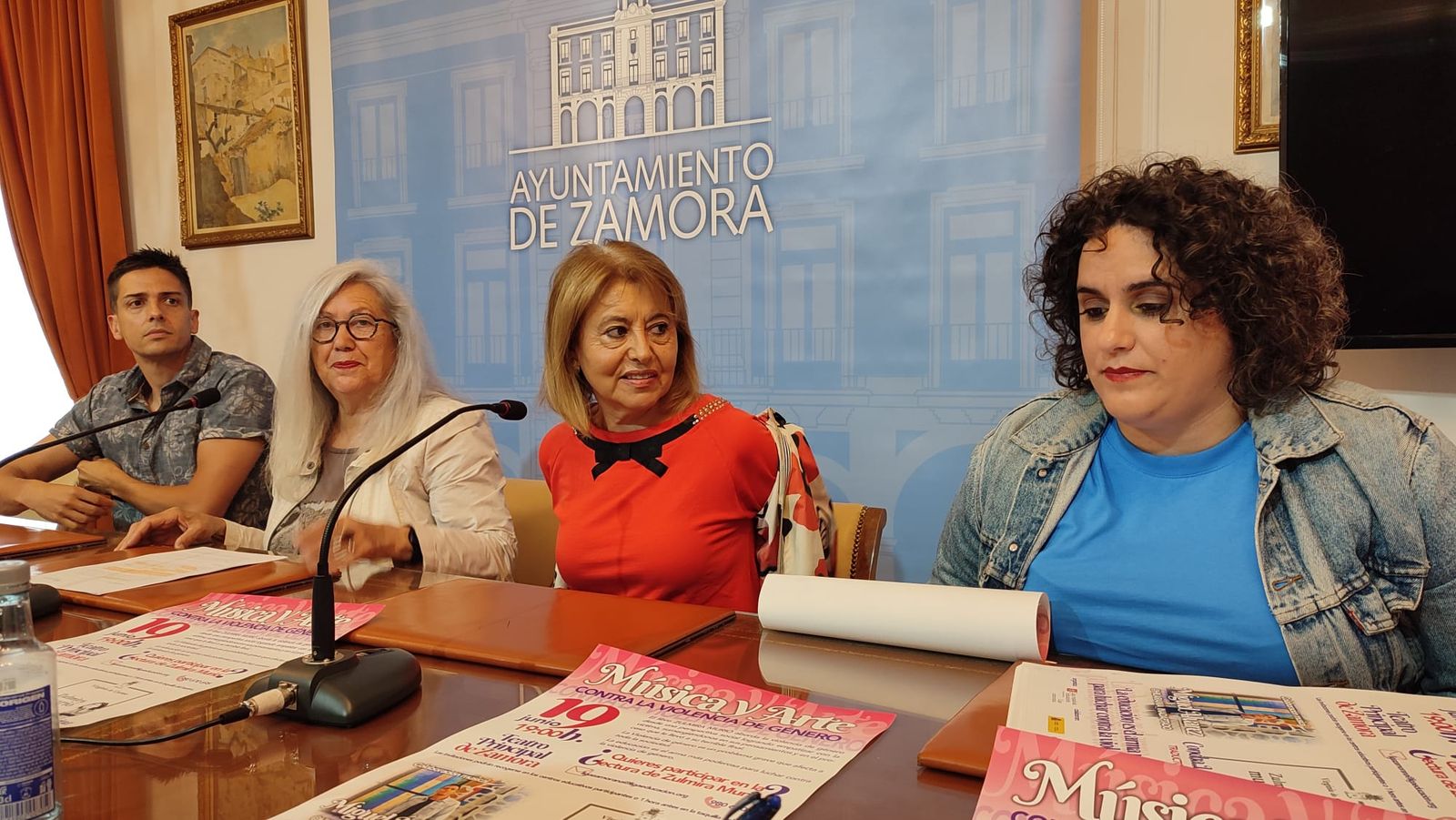 Presentación del acto de música y arte contra la violencia de género