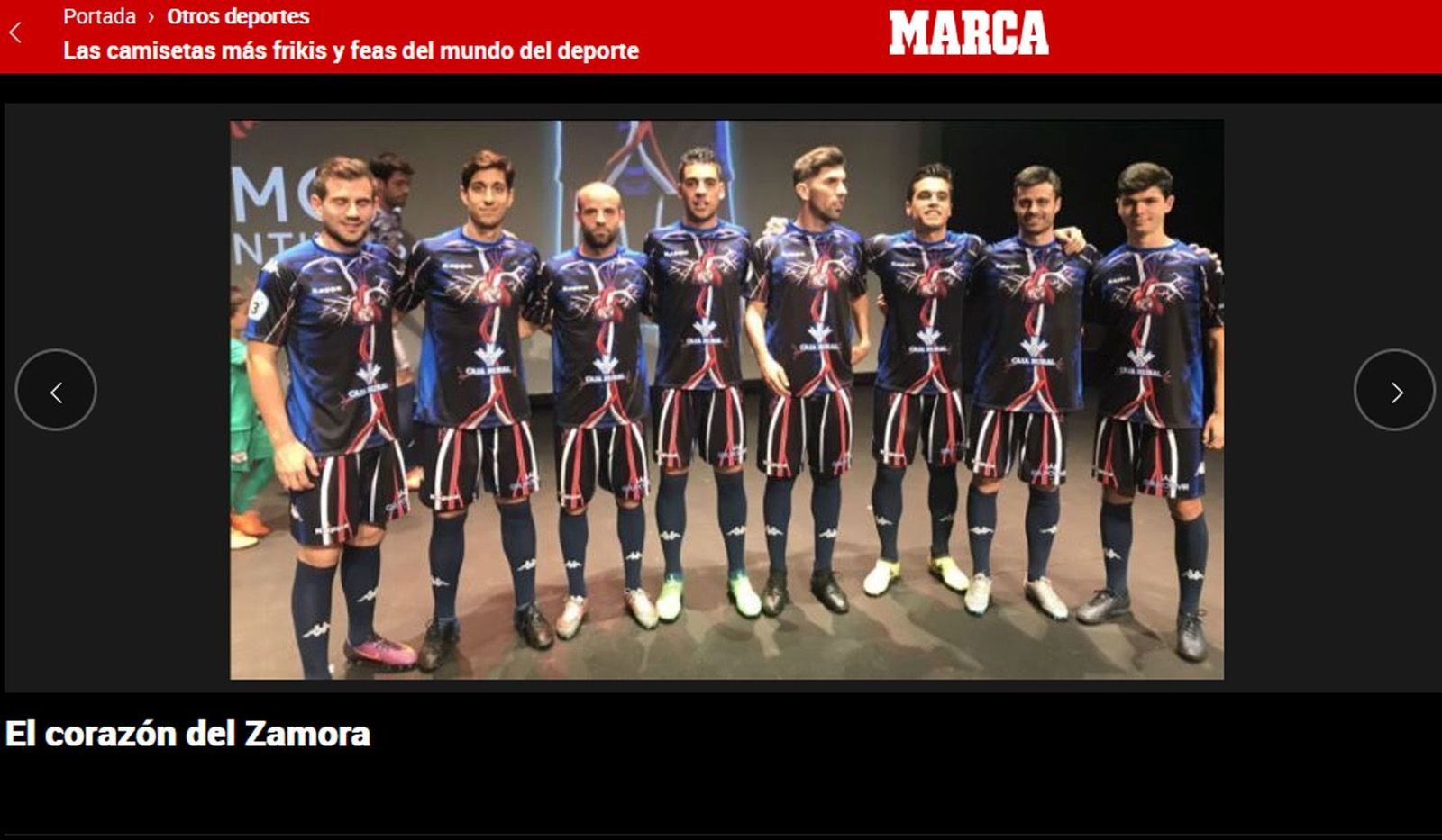 Marca se hace eco de la camiseta del Zamora