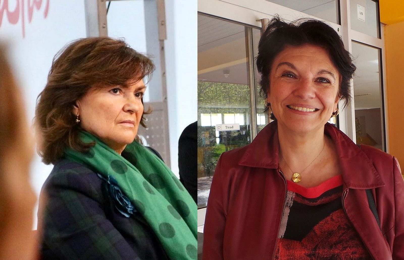 Carmen Calvo y Soledad Murillo